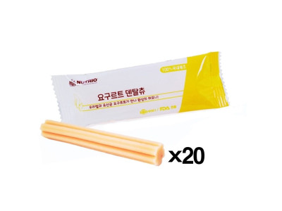 뉴트리오 덴탈츄 12g(요구르트) X20 애견껌 영양간식
