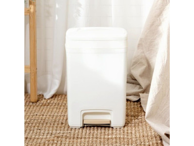 BLANC 페달 휴지통 10L(사각)
