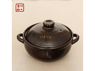 황토 옹기방 내열냄비 중