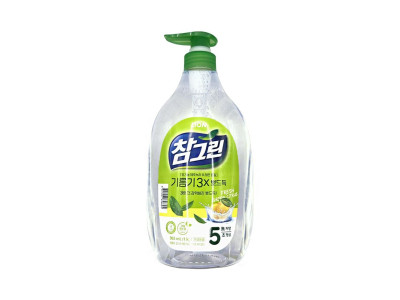 LION 참그린 기름기뽀드득 레몬녹차 1kg