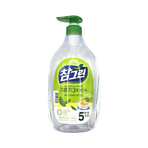 LION 참그린 기름기뽀드득 레몬녹차 1kg