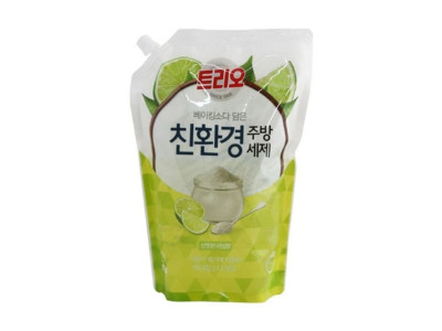 트리오 베이킹소다 담은 주방세제 리필 라임 1 2L