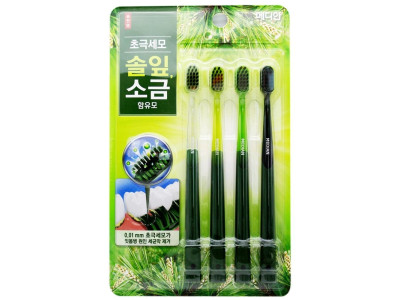 메디안 솔잎 소금 함유모-초극세모 4입