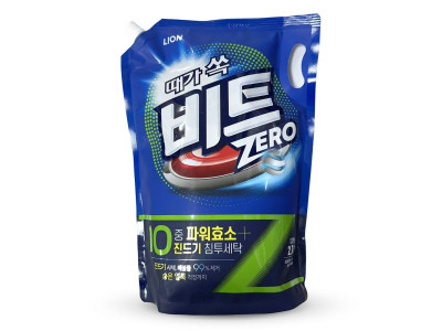 LION 때가 쏙 비트 진드기 침투 세탁 세제 드럼 겸용 리필 2.7L