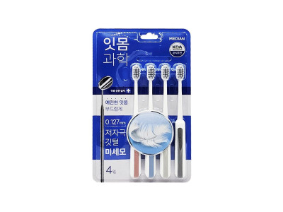 메디안 잇몸과학 칫솔 4입