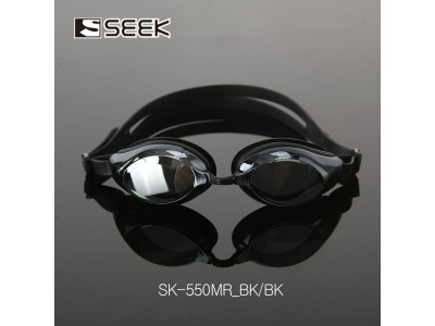 SEEK UV차단 안티포그 미러코팅 물안경 SK-550MR/BK