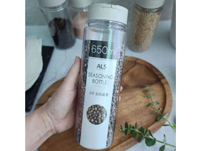 투명 양조절 3구 조미료통 650ml 양념 후리카케 소분