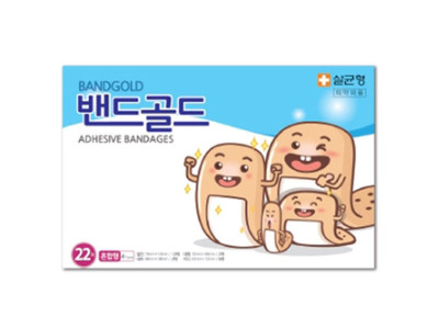 밴드골드 일회용밴드 혼합 4종류 22매X20갑 살균형