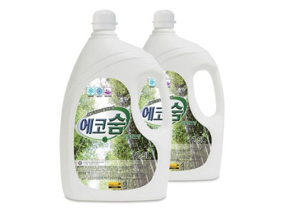 섬유탈취제 에코숨 2.5L 2개 피톤치드향 악취제거