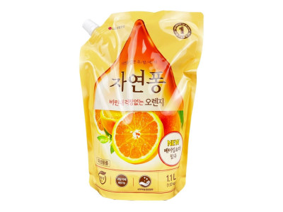 자연퐁 비린내 걱정없는 오렌지 리필 주방세제 1.1L-O