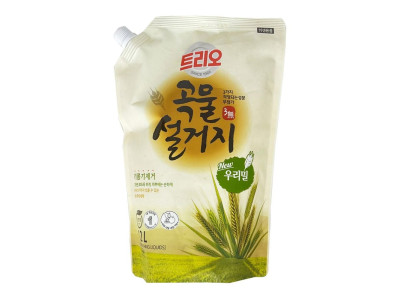 트리오 곡물 설거지 우리밀 리필주방세제 1.2L - O