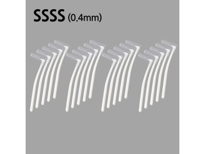 L형 덴탈 치간칫솔 SSSS (0.4mm) 20P 치간브러쉬 솔