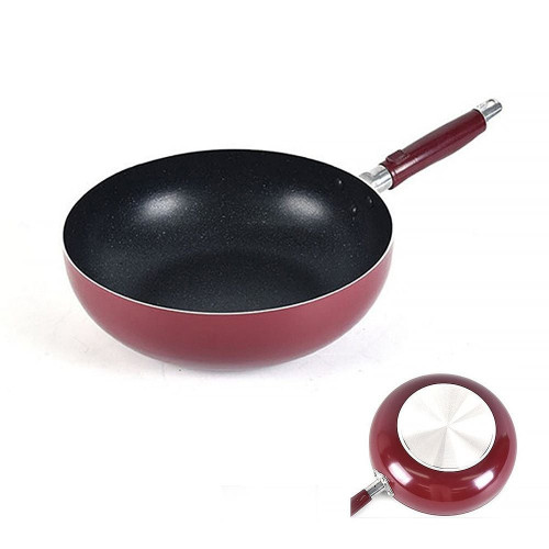 보급형 업소용 마블 코팅 튀김팬 32cm