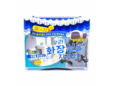 숯의 힘 우리집 화장실을 지켜줘 탈취 숯 250g 악취