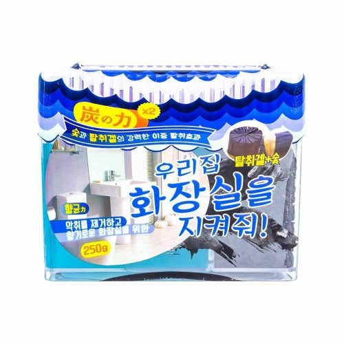숯의 힘 우리집 화장실을 지켜줘 탈취 숯 250g 악취