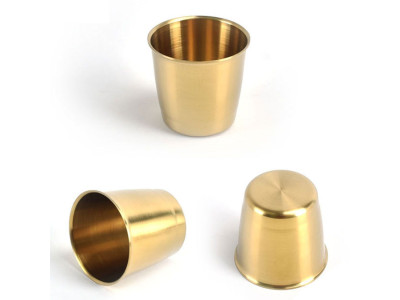 티타늄 술잔 소주잔 약주잔 4.8x4.5cm 8호 약 50ml