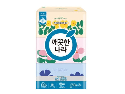 깨끗한나라)순수소프티미용티슈(250매X3개)