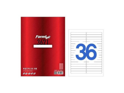 폼텍)화일인덱스용라벨(LS-3621/100매)