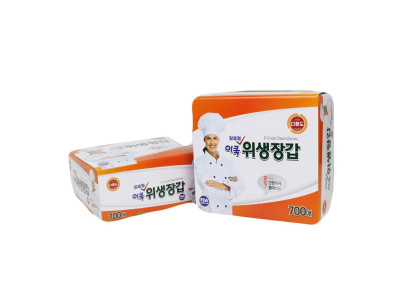 이쿡 알뜰형 다용도 위생장갑 700매 일회용 비닐 장갑