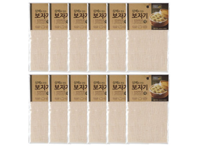 삼베로 만든 면 보자기 - 대 45x49 12개 묶음상품