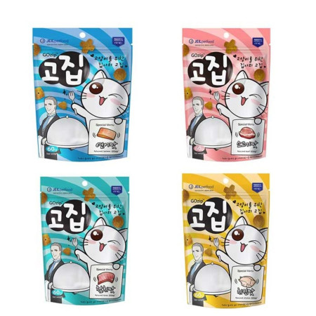 고양이간식 고집 60g 4종 콤보 3팩 1세트