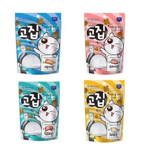 고양이간식 고집 60g 4종 콤보 3팩 1세트