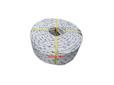 PP 안전로프 빨래줄 밧줄 등산 8mm x 200m 6.2kg
