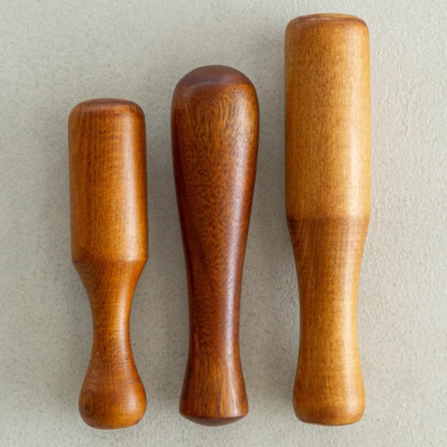 대추나무 옻칠 절구 방망이 C 19.5cm 나무 주방용품