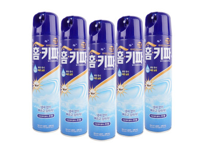 홈키파 수성알파 에어졸 무향 600ml 5p 모기약 향