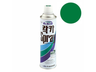 일신 락카 스프레이 진녹색 420ml