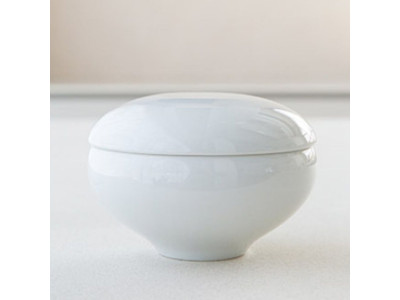 이천도자기 물레삭정 뚜껑 대접 13.5cm
