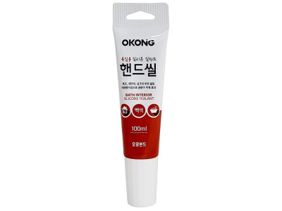 오공 욕실용 핸드씰 100ml (백색1594) 실리콘 틈새충진