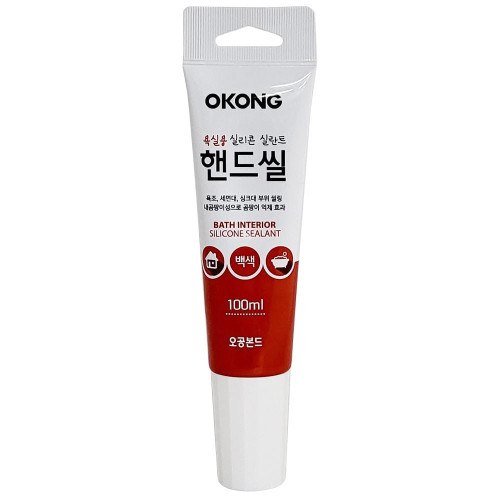 오공 욕실용 핸드씰 100ml (백색1594) 실리콘 틈새충진