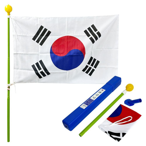 태극기+케이스 보관함 국기 계양 조기 한국 공휴일