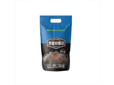 원콜 바베큐 숯 일반형 2kg