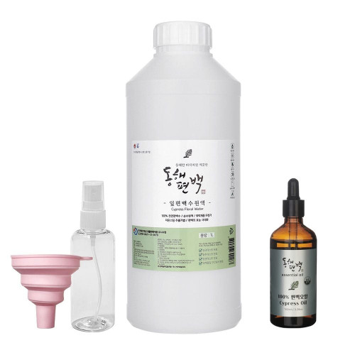 동해편백 잎편백수1L + 오일 10ml 1개