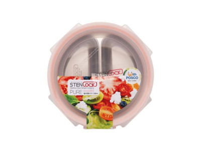 스텐락 밀폐용기 찬통 퓨어 멀티 원형 1호 200ml