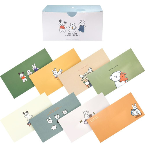 꼬망 가로봉투세트
