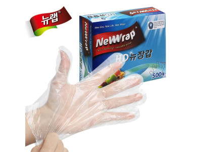 뉴랩 HD 뉴장갑 500매 대용량 일회용 위생장갑