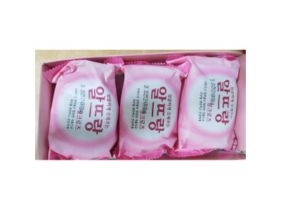 알뜨랑 비누 핑크 140g 3개입 세수비누 화장비누