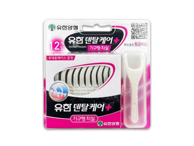 유한덴탈케어 기구형치실 치간치실 12개입 - O