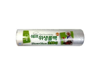 쉐프 위생 롤백 25x35 210매