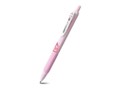 마이펜 세이프티클립S 볼펜 0.38mm 로즈핑크