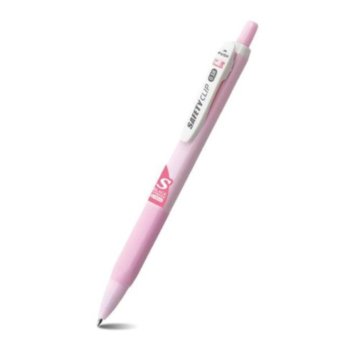 마이펜 세이프티클립S 볼펜 0.38mm 로즈핑크