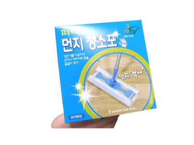가정용 바닥 머리카락 정전기 먼지청소포 밀대 클리너