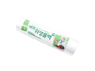 가정 주방 음식 보관 위생 비닐봉지 롤백 30x40 500매