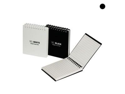 데이스토리 PP사각수첩 블랙 92x105