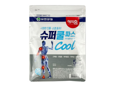 유한양행 슈퍼쿨파스 5매입 - O