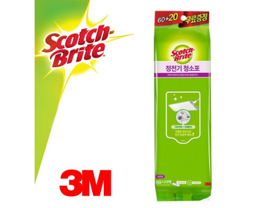 3M731 정전기 청소포 표준형 리필80매 막대걸레용