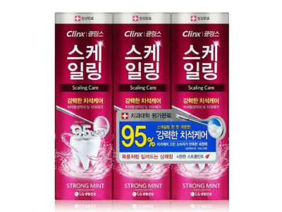 클링스 스케일링 스트롱민트 치약 100g 3P